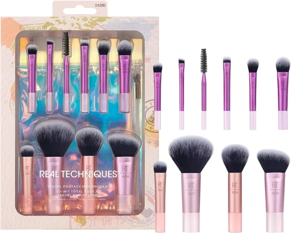 ست براش 10 عددی مدل Fantasy Mini Brush ریل تکنیک